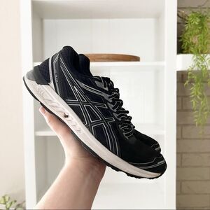 Asics Black Gel Sileo Mesh Upper Running Sneakers